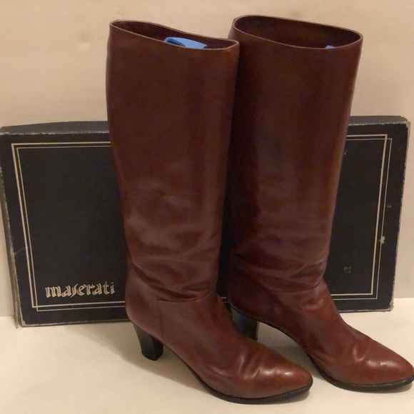 Maserati Italian Leather boots 9 - Picture 3 of 8